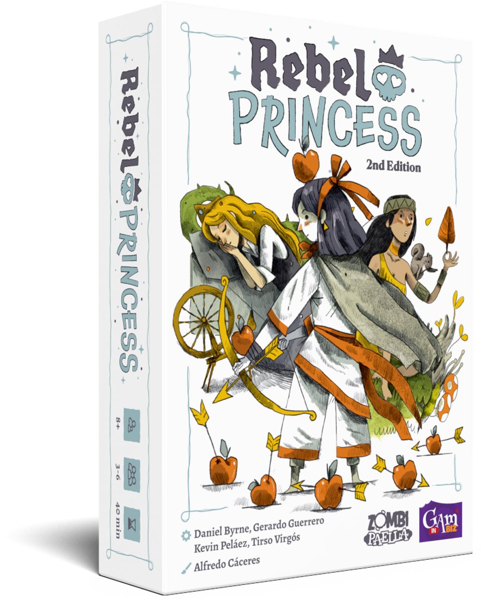 Rebel Princess - 2nd Edition (NL) - Slagenspel voor 3 tot 6 spelers - Hartenjagen met een twist